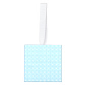 Baby Blue Snowflakes Ornament (Voorkant)