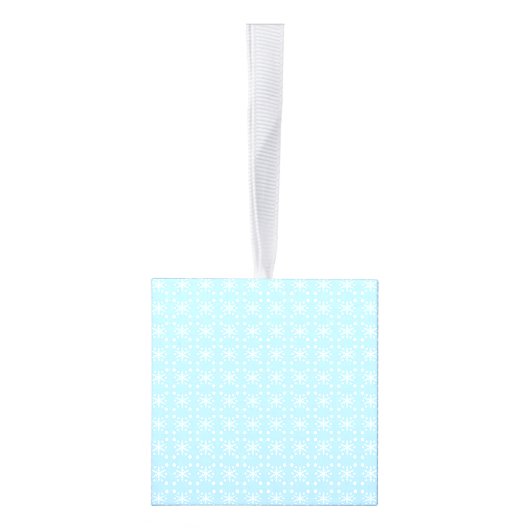 Baby Blue Snowflakes Ornament (Rechts)