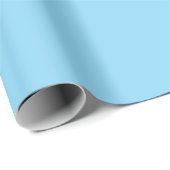 Baby Blue Solid Wrapping Paper Roll Cadeaupapier (Rol Hoek)