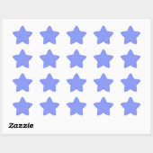 Baby Blue Star-Sticker Ster Sticker (Vel)