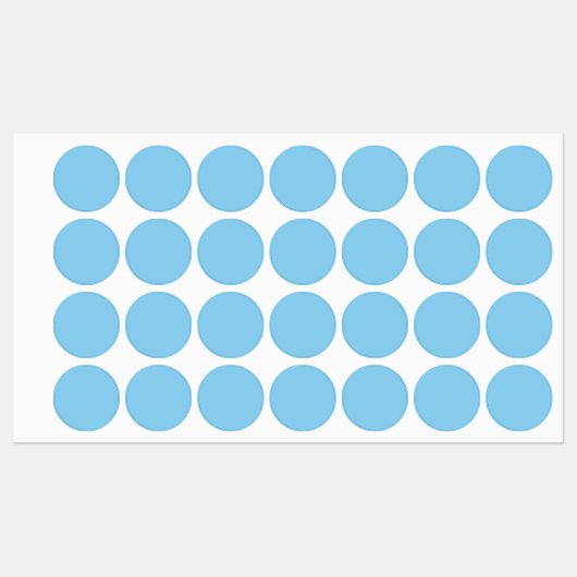 Baby Blue Strijklabels Labels (Vel)