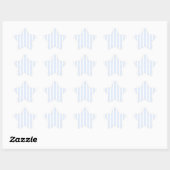 baby blue stripes ster sticker (Vel)