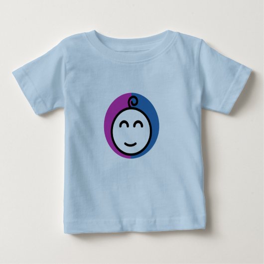 Baby Blue T-Shirt (0-24M) (Voorkant)