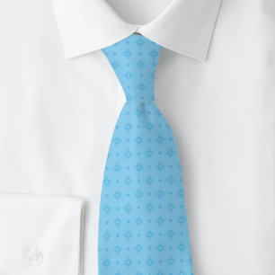 Baby Blue Tribale Motief Stropdas
