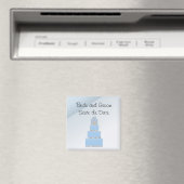 Baby Blue Trouwtaart Magneet (Insitu (Vaatwasser))