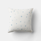 Baby Blue Twinkle Little Star Boy Nursery Kussen (Achterkant)