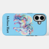 Baby Blue Unicorn iPhone / iPad hoesje (Achterkant (horizontaal))