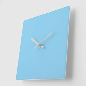 Baby Blue Vierkante Klok (Hoek)