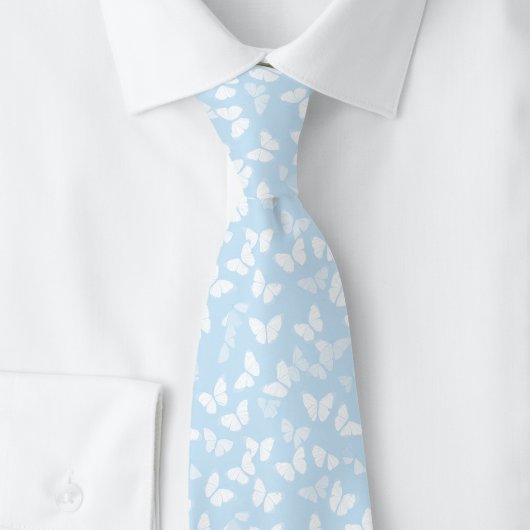 Baby Blue Vlinders Stropdas