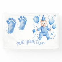 Baby Blue Voeg je Eigen Tekst toe