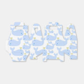 Baby Blue Whales Baby Gift Shower Bedankdoosjes (Uitgevouwen)