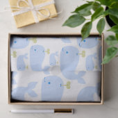 Baby Blue Whales Baby Gift Shower Tissuepapier (Geschenk)