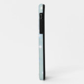 Baby Blue/White Glitter iPhone 5 Hoesje (Achterkant/links)