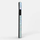 Baby Blue/White Glitter iPhone 5 Hoesje (Achterkant/rechts)