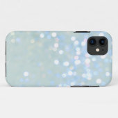 Baby Blue/White Glitter iPhone 5 Hoesje (Achterkant (horizontaal))
