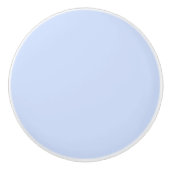 Baby Blue & White Round Ceramic Knob/Pull Keramische Knop (Voorkant)