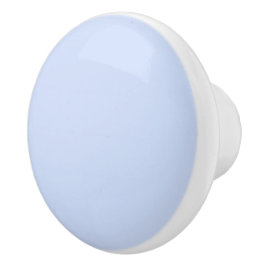 Baby Blue & White Round Ceramic Knob/Pull Keramische Knop