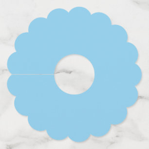 Baby Blue Wijnglaslabel
