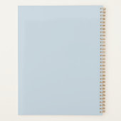 Baby Blue Witte Paarden Planner (Achterkant)