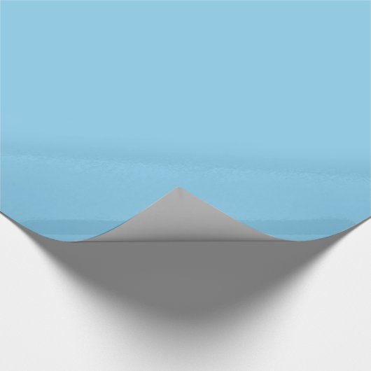 Baby Blue Wrapping Paper Cadeaupapier (Hoek)
