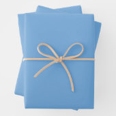 Baby Blue Wrapping Paper Sheets (In situ)