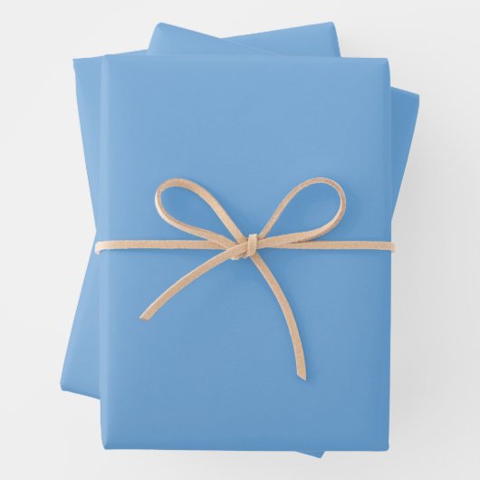 Baby Blue Wrapping Paper Sheets (In situ)