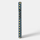 Baby Blue Yellow Polka Dots Pattern Case-Mate iPhone Case (Achterkant / Links)