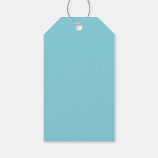 Baby Blue Yellow Sunflower Spring Floral Wedding Cadeaulabel (Achterkant)