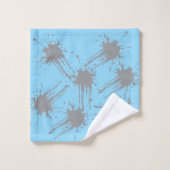 Baby Blue Zilver Klassiek Bad Handdoek (Wasdoekje)