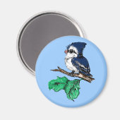 Baby Bluejay Magnet (Voorkant / Achterkant)