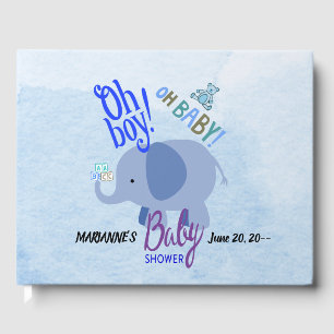 Baby Blues Bash-Baby shower Gastenboek