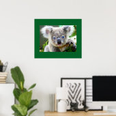 "Baby Blues" Koala Poster (Thuiskantoor)