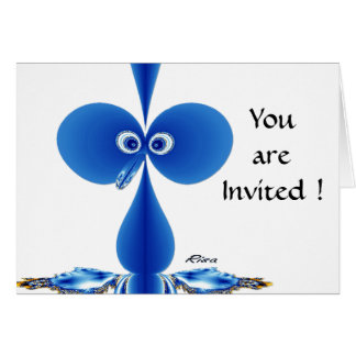 Baby Bo-oby Bird Blue Birthday Kaart