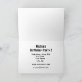 Baby Bo oby Bird Blue Birthday Kaart (Binnen)