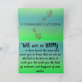 Baby Board Felicitaties Geboortewens Happy Panda Kaart (Binnen)