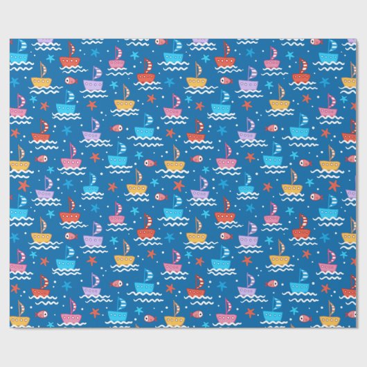 Baby Boats Cadeaupapier (Vlak)