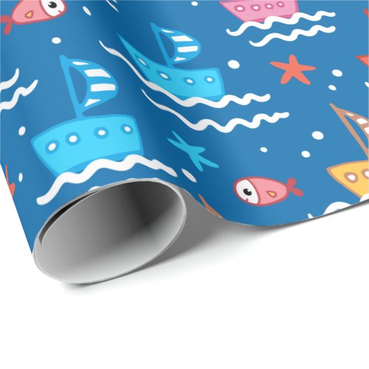 Baby Boats Cadeaupapier (Rol Hoek)