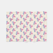 Baby Boats Nautical Fleece Deken (Voorkant (Horizontaal))