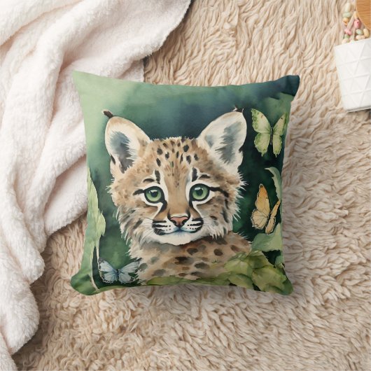Baby Bobcat Genderneutraal Kussen (Deken)