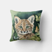 Baby Bobcat Genderneutraal Kussen (Achterkant)