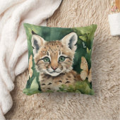 Baby Bobcat meisjes Kussen (Deken)