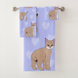 Baby Bobcats Bad Handdoek