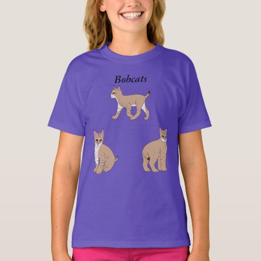 Baby Bobcats kinder T-shirt (Voorkant)
