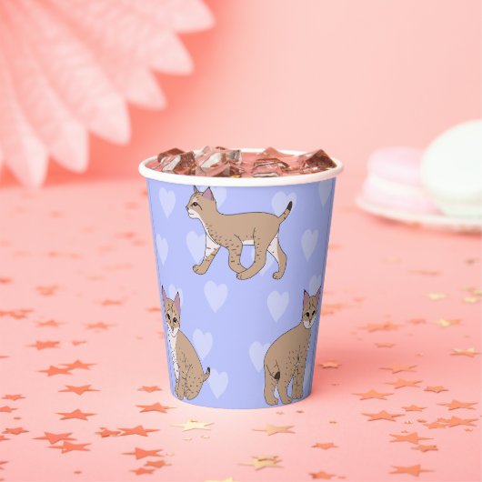 Baby Bobcats Papieren Bekers (Insitu)