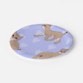 Baby Bobcats Papieren Bordje (Gekanteld)