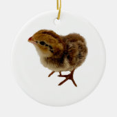 Baby Bobwhite Quail Keramisch Ornament (Voorkant)