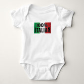 Baby Body 100% Italiaans - Erfgoed trots Romper (Voorkant)
