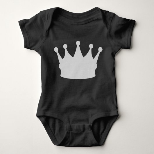 Baby Body Black Romper (Voorkant)