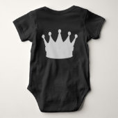Baby Body Black Romper (Achterkant)