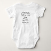 baby body Blessed Gefeliciteerd 250e Verjaardag VS Romper (Achterkant)